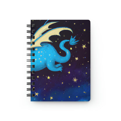 "Drifting Among the Stars: The Story of a Baby Dragon" - The Alien Spiral Bound Journal