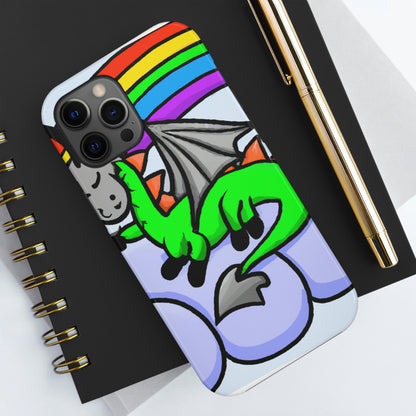 "A Dreamy Dragon's Nap" - Die Alien Tough Phone Cases