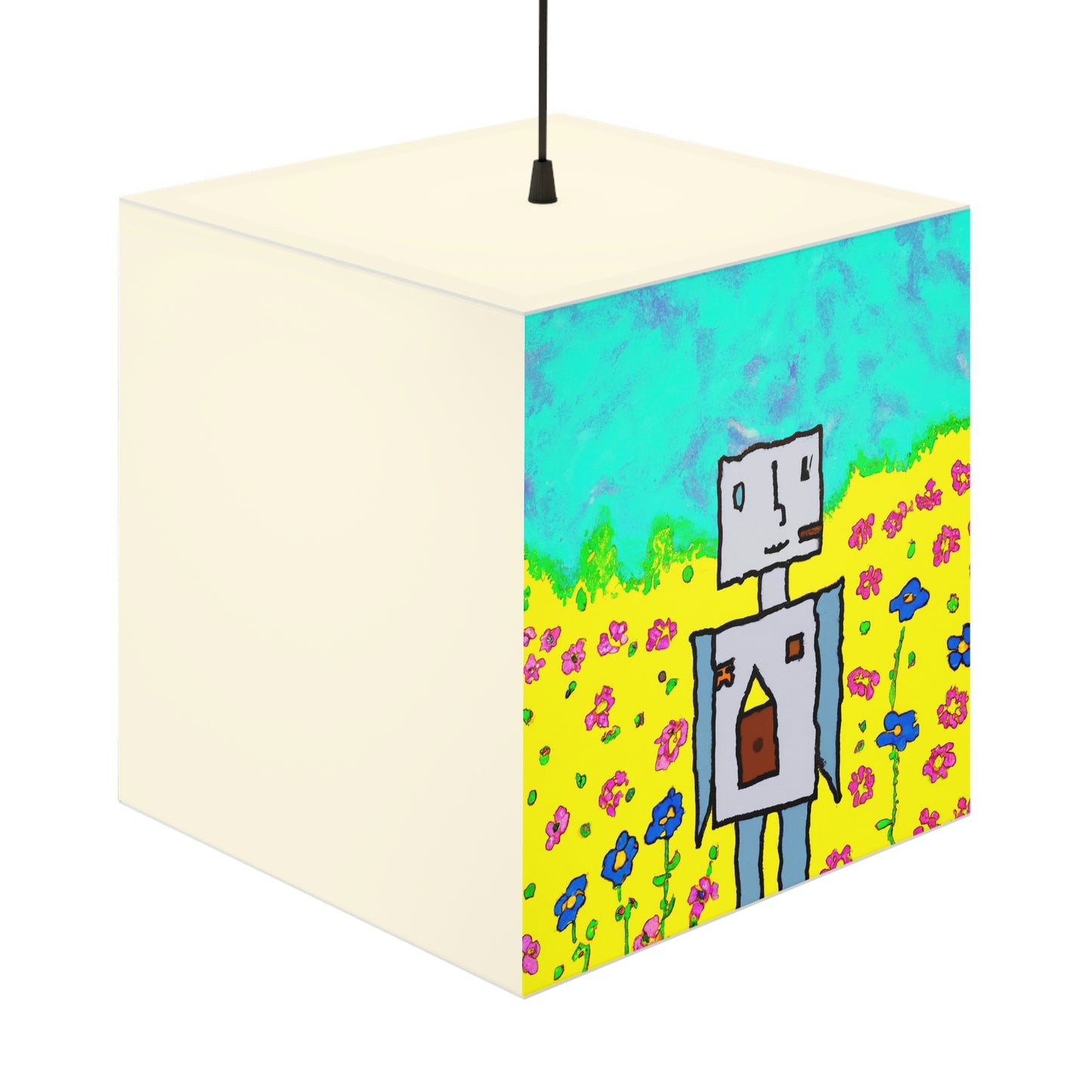 "Un pequeño milagro en un mar de flores" - La lámpara Alien Light Cube