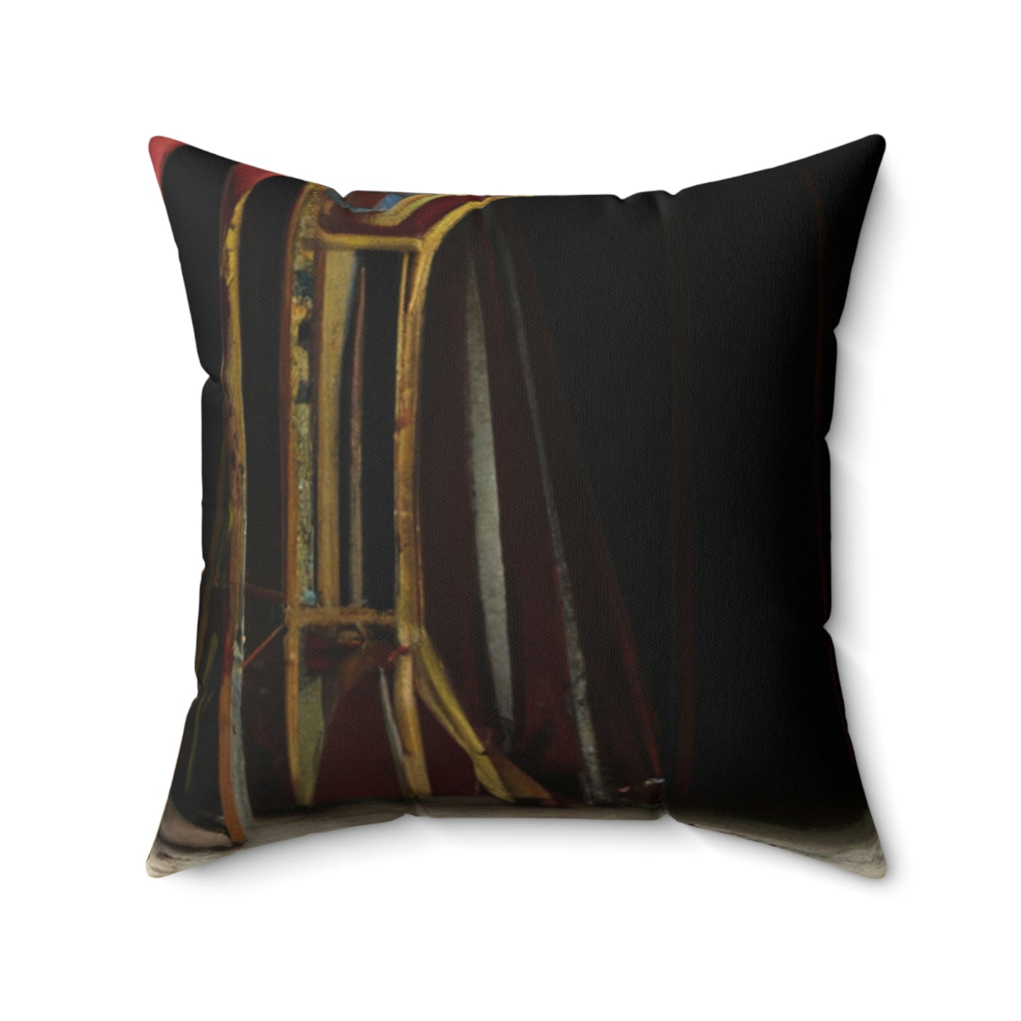 "The Adventures of a Sly Fox at the Abandoned Carnival" - The Alien Square Pillow