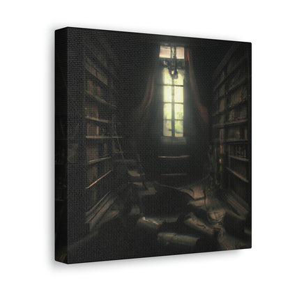 "La biblioteca secreta de las sombras" - The Alien Canva