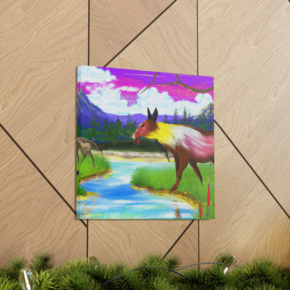 "Celebrating My Heritage: Painting Our Animals in Their Landscape" - Canvas