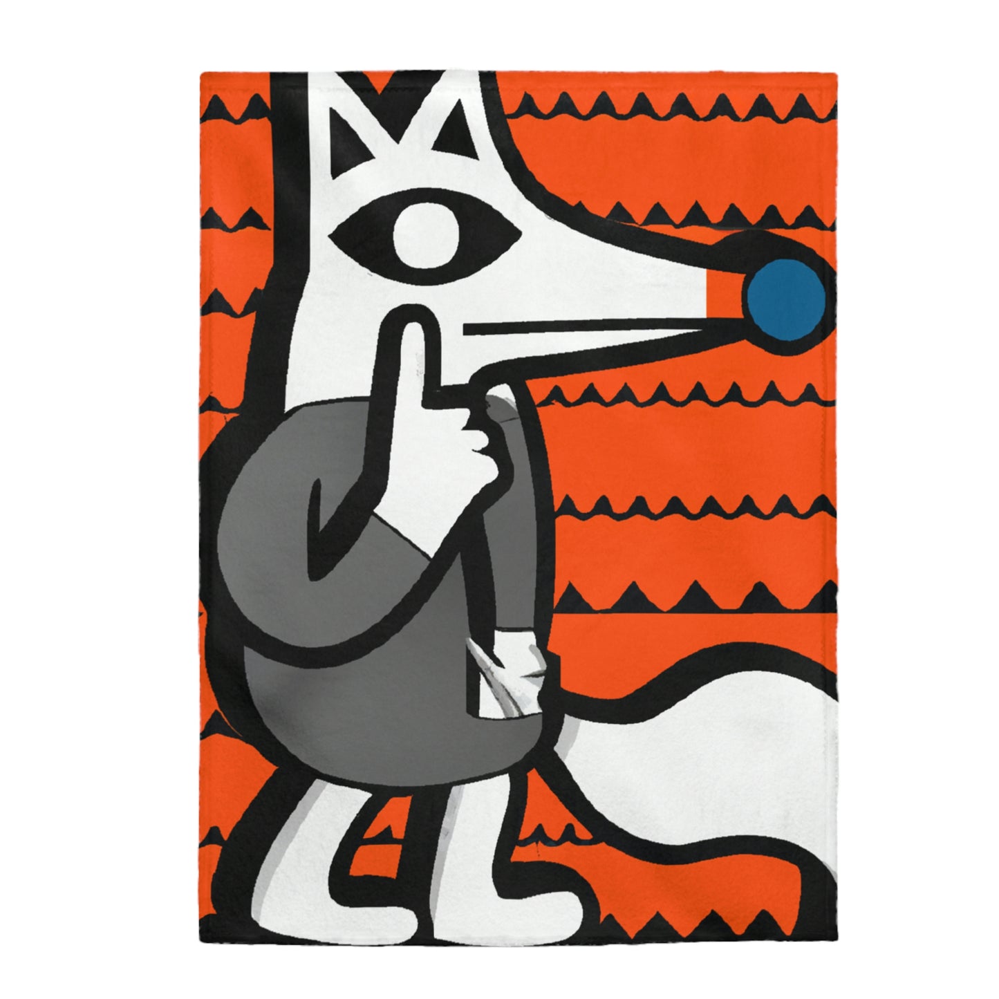 Das gestohlene Geheimnis des Fuchses – Die Alien-Samt-Plüschdecke