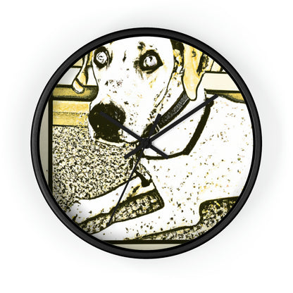 "Fur-tastic Fables: Vintage Comic Book Pet Portraits" - The Alien Wall Clock