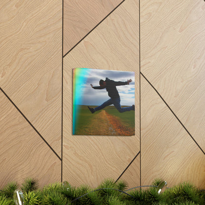 Rainbow Jumper Artist - Canvas