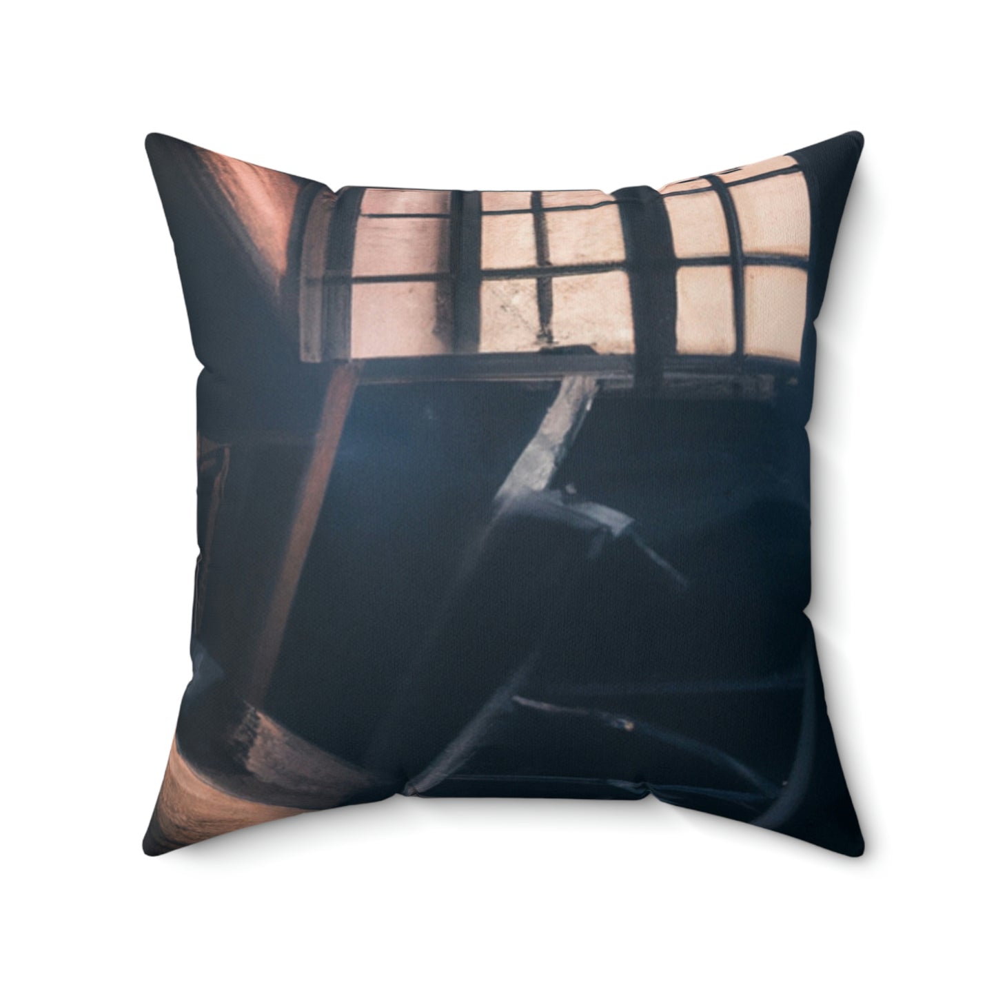 "Dusty Hopes in an Abandoned Attic" - The Alien Square Pillow