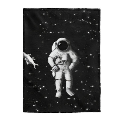 "A Celestial Sea Dance" - The Alien Velveteen Plush Blanket