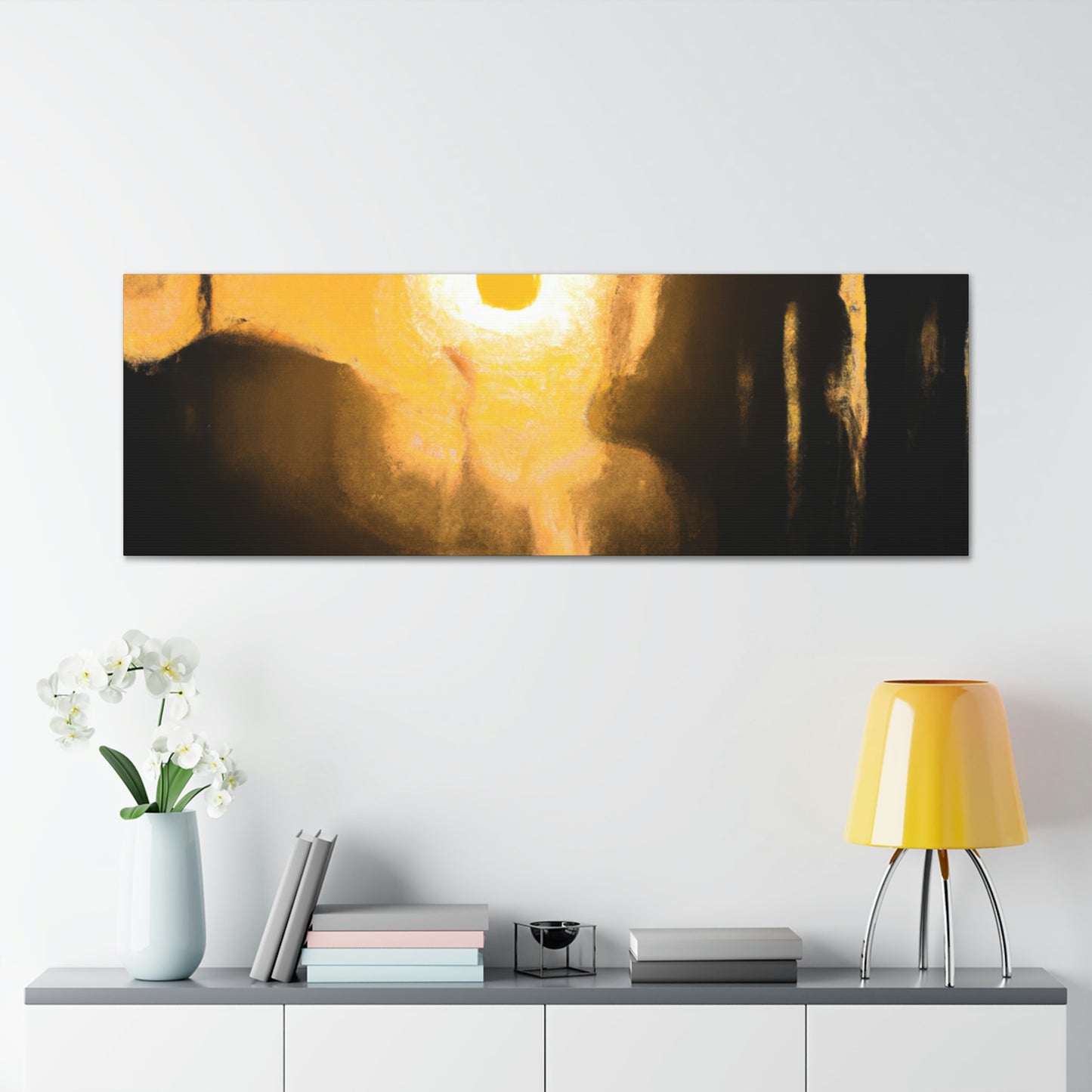 "City Sunrise: An Artistic Journey" - Canvas