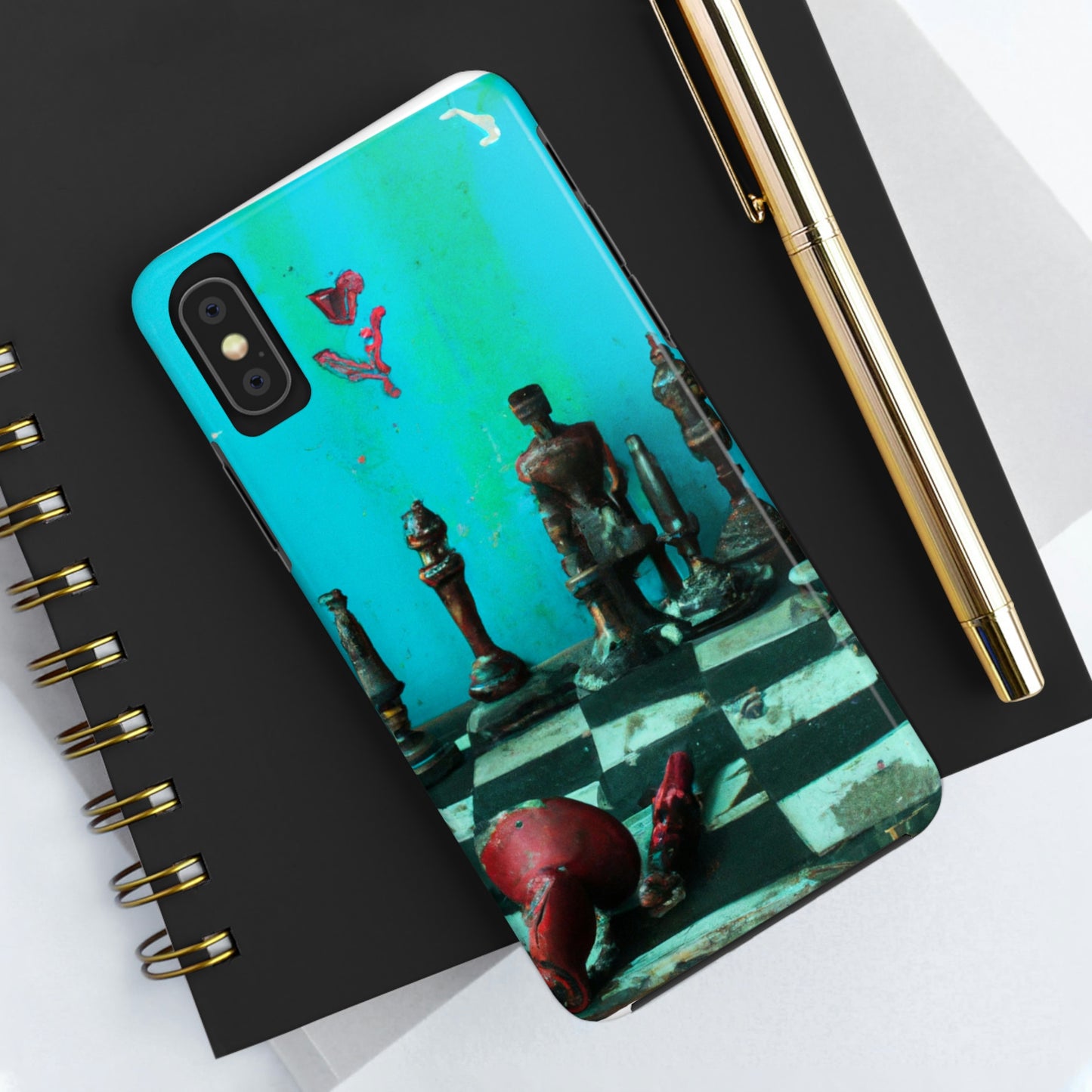 "Ein vergessenes Schachspiel: Bereit für ein neues Match" - Die Alien Tough Phone Cases