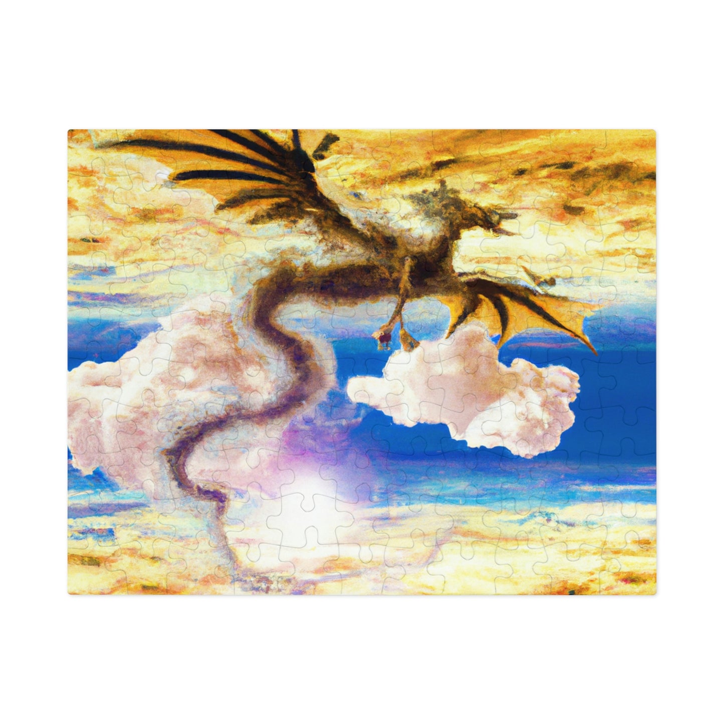 "A Heavenly Blaze with a Mystic Dragon" - The Alien Jigsaw Puzzle