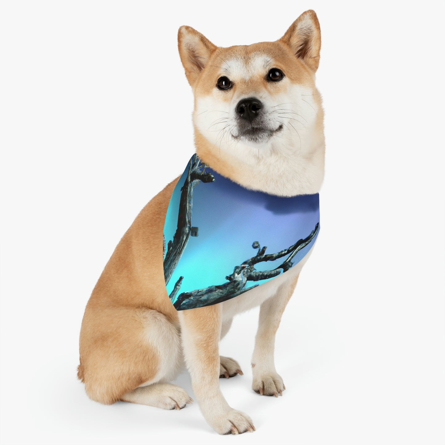 "Alone Against the Storm" - The Alien Pet Bandana Collar