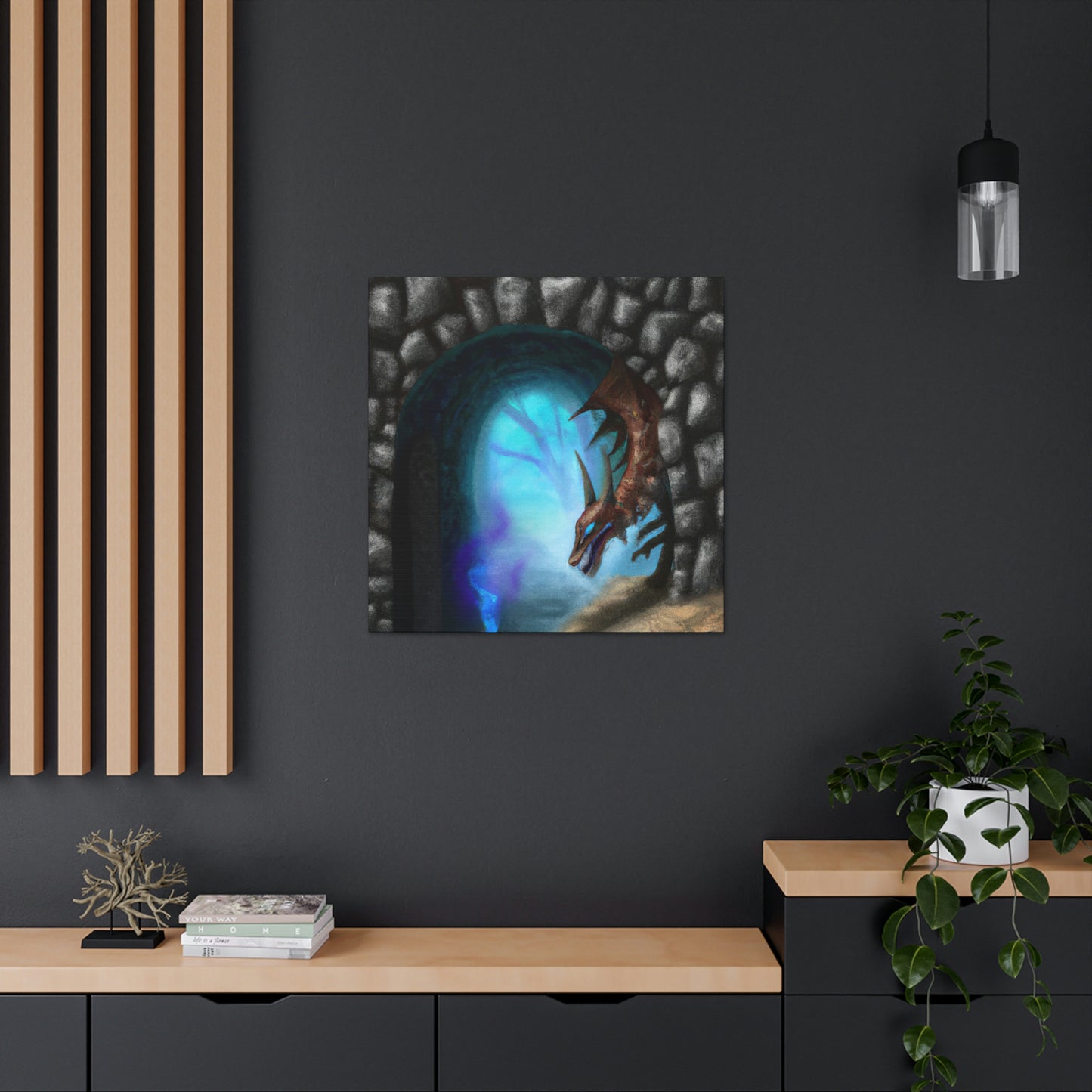 "The Dragon and the Forbidden Portal" - The Alien Canva