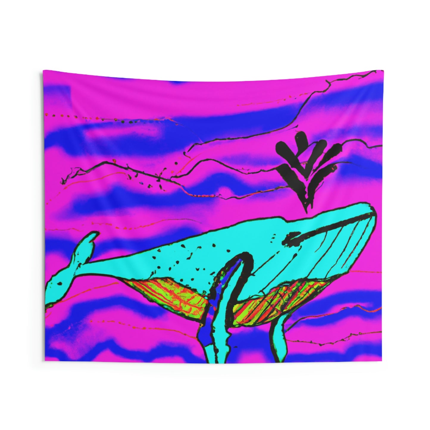 "Glow of the Neon Sea" - The Alien Wall Tapestries