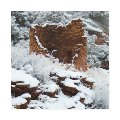 "The Snow-Covered Ruin" - The Alien Canva