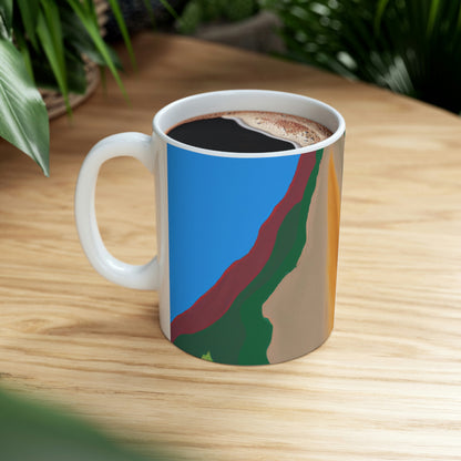 Taza de cerámica "Un rayo de esperanza" - El alienígena 11 oz