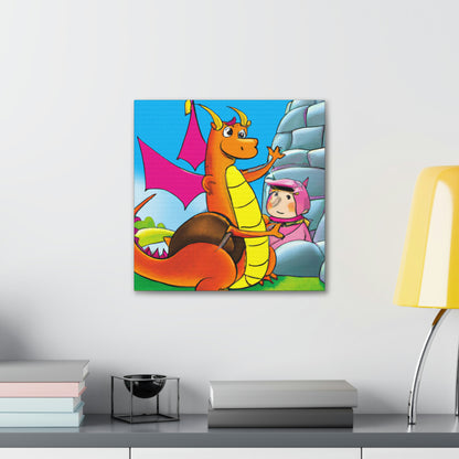 "The Knight and the Baby Dragon" - The Alien Canva