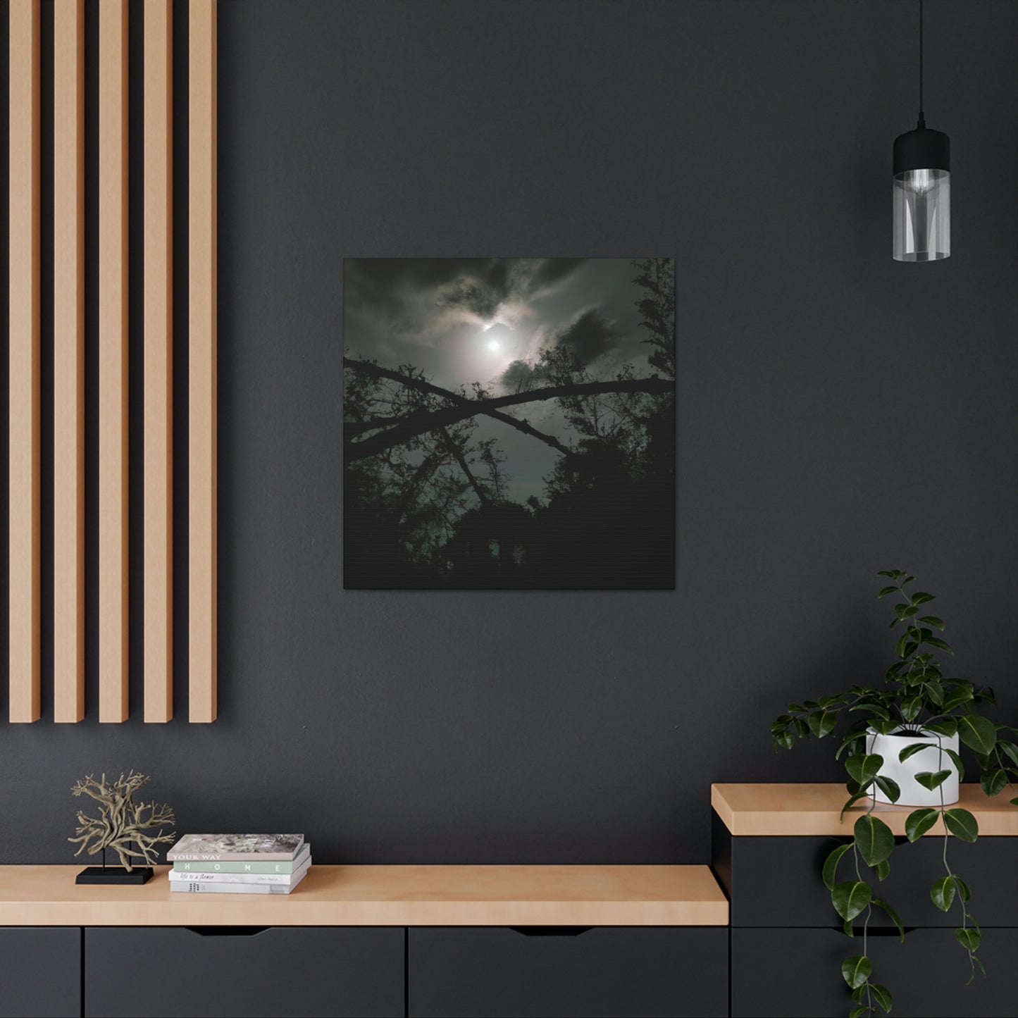 "Un mundo místico iluminado por la luna" - The Alien Canva