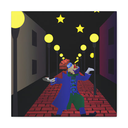 "Alley Star Juggler" - The Alien Canva