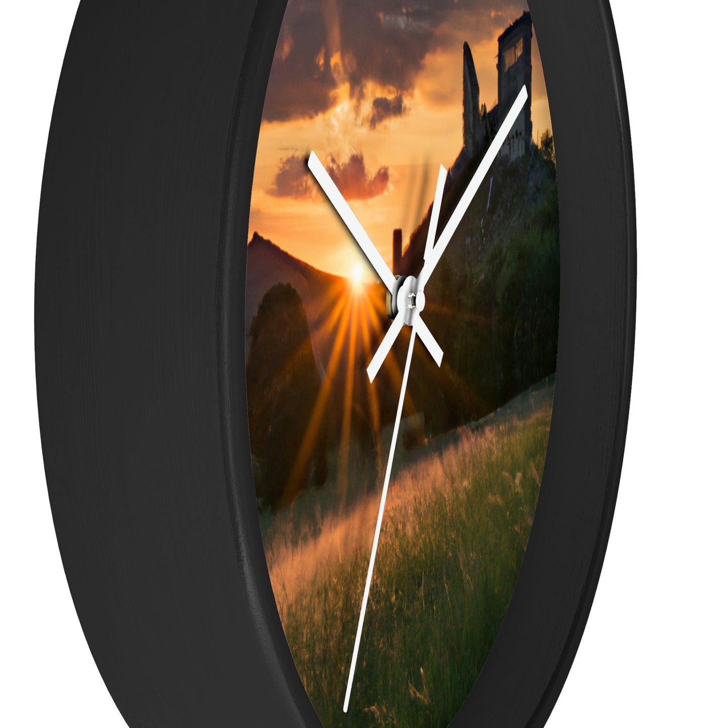 "Enchanted Evening at an Abandoned Castle" - The Alien Wall Clock