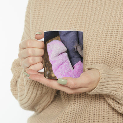 "A Tiny Home in an Old Glove" - The Alien Ceramic Mug 11 oz