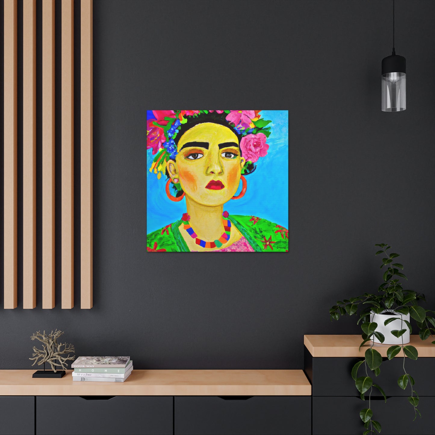 „Heftig und frei: Eine von Frida Kahlo inspirierte Hommage an mexikanische Frauen“ – The Alien Canva