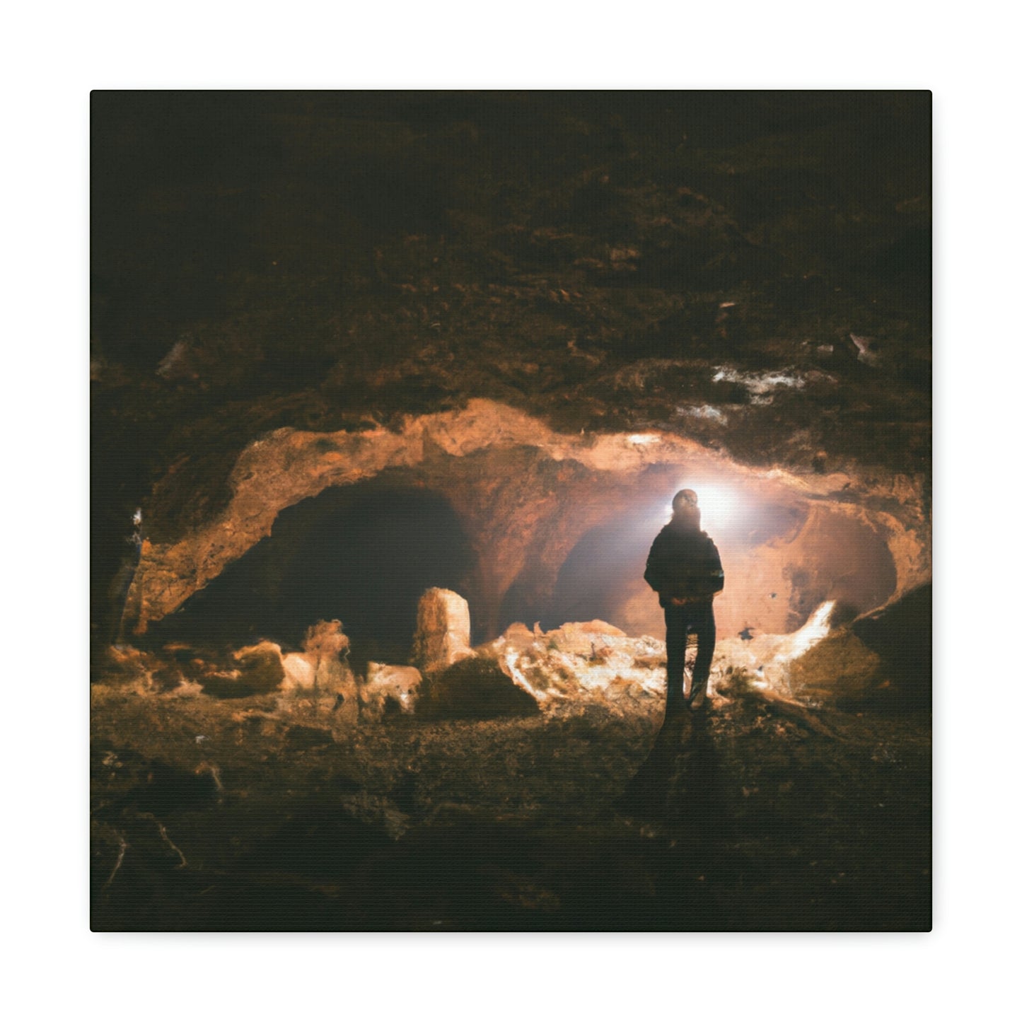 "A Journey into the Unknown: Exploring a Mysterious Underground Cave" - The Alien Canva