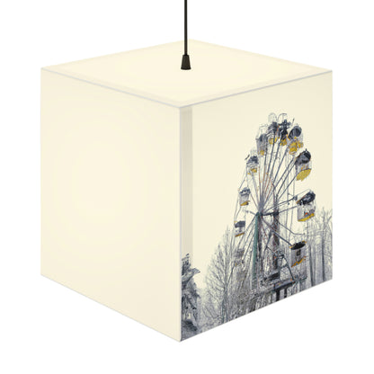 "Lonely Wheel in a Winter Wonderland" - Die Alien Light Cube Lampe