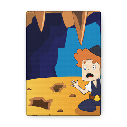 "The Mysterious Cave of the Brave Explorer" - The Alien Canva