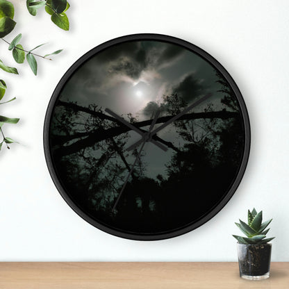 "A Moonlit Mystical World" - The Alien Wall Clock