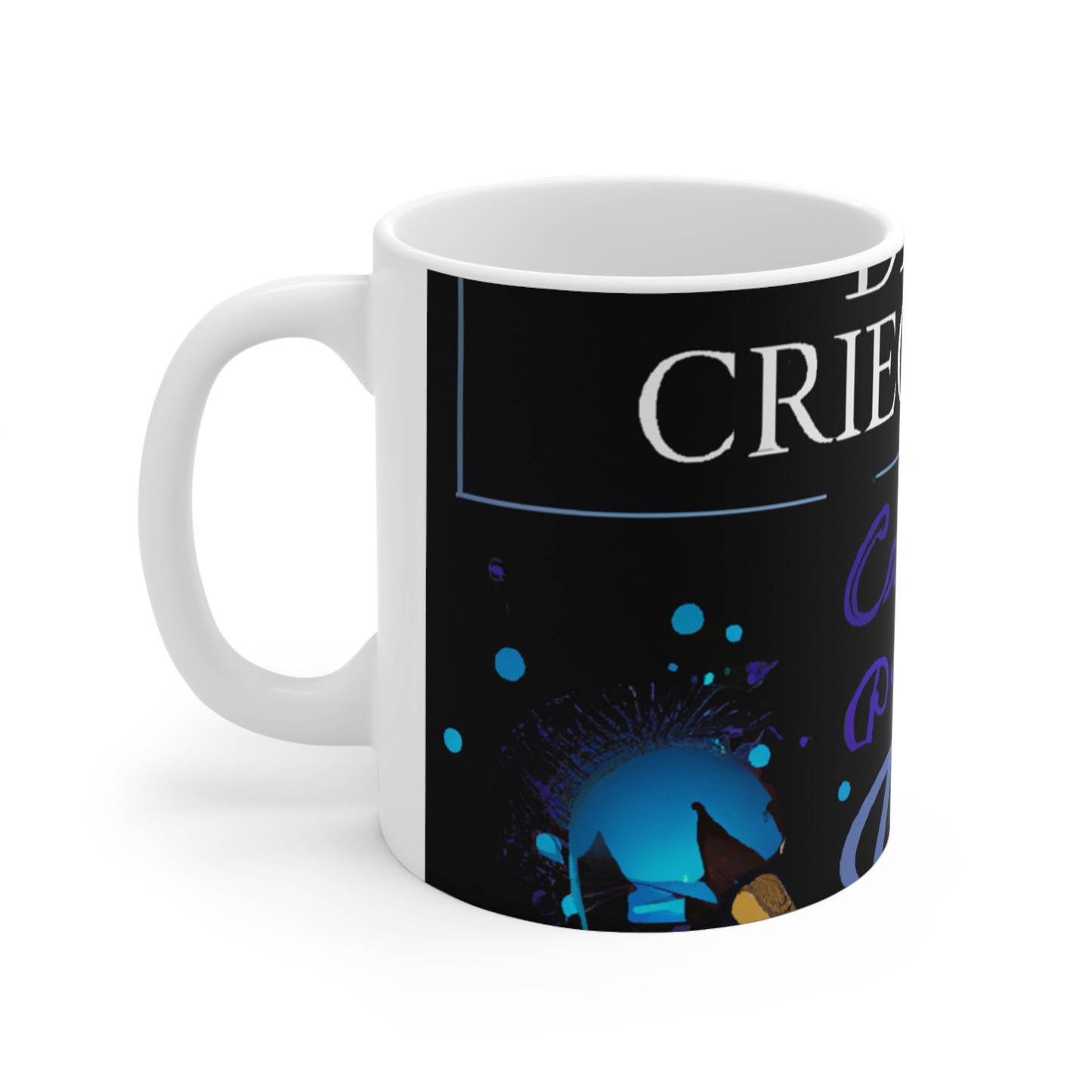 "Encontrando la luz en la oscuridad" - Taza de cerámica The Alien 11 oz