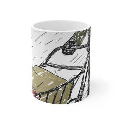 "Struggling Against the Snow" - The Alien Ceramic Mug 11 oz