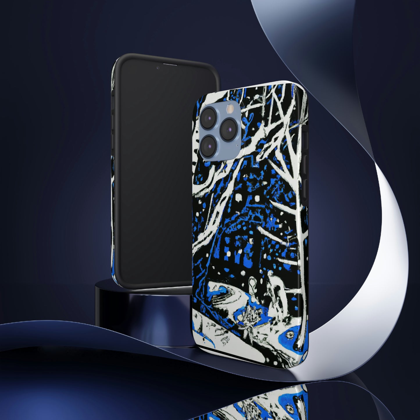 Snowy Forest Night: A Fairytale Odyssey - The Alien Tough Phone Cases