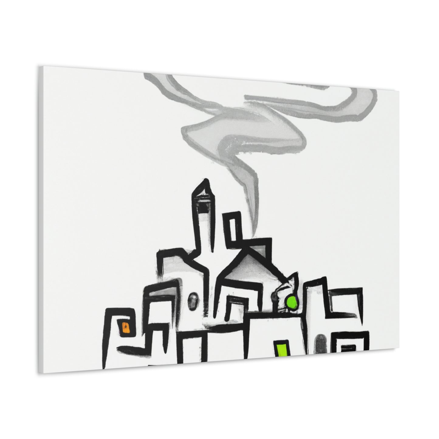 The City In The Mist - The Alien Canva