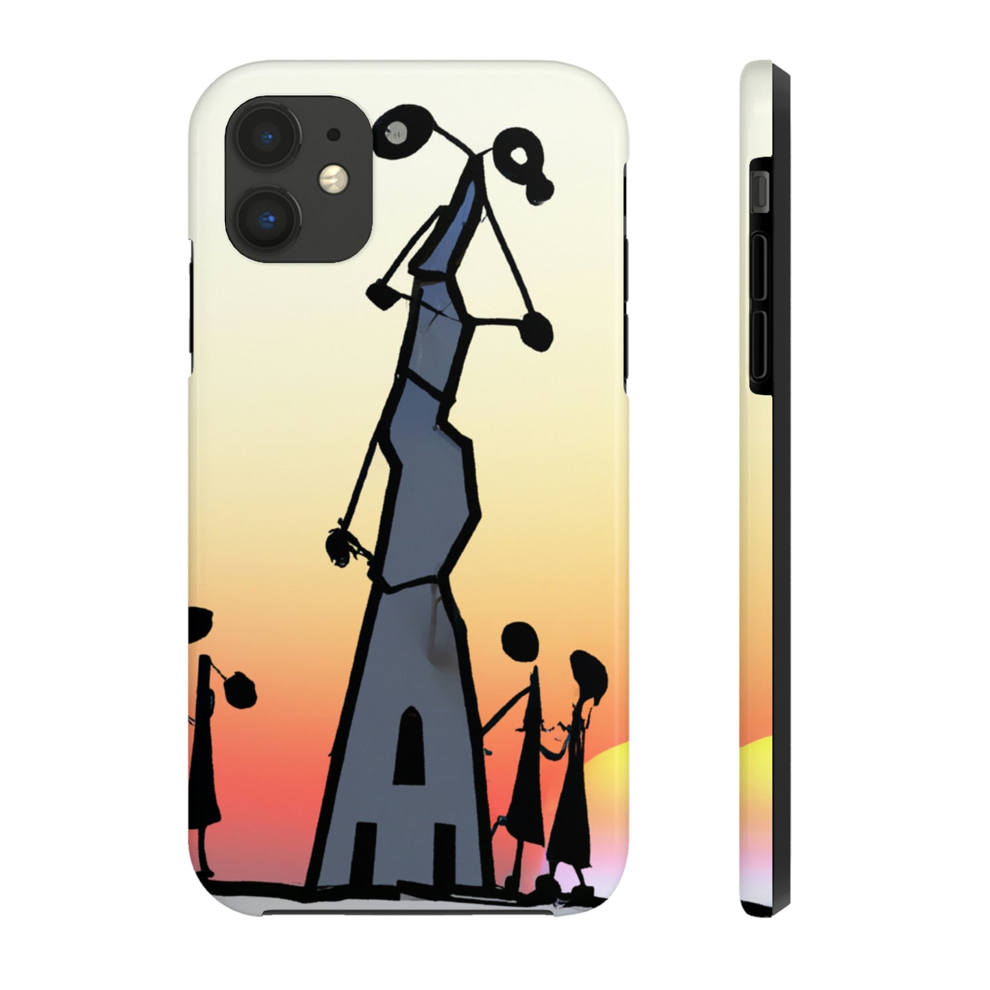 "Forgotten in the Sunset" - The Alien Tough Phone Cases