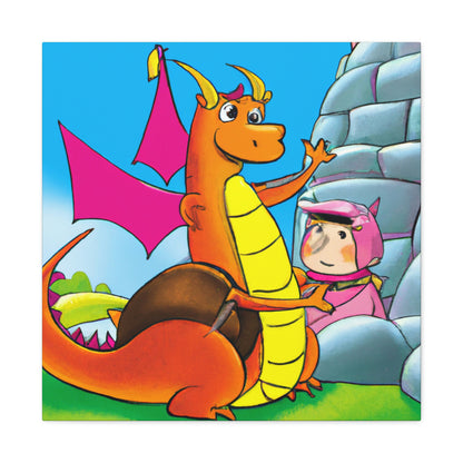 "The Knight and the Baby Dragon" - The Alien Canva