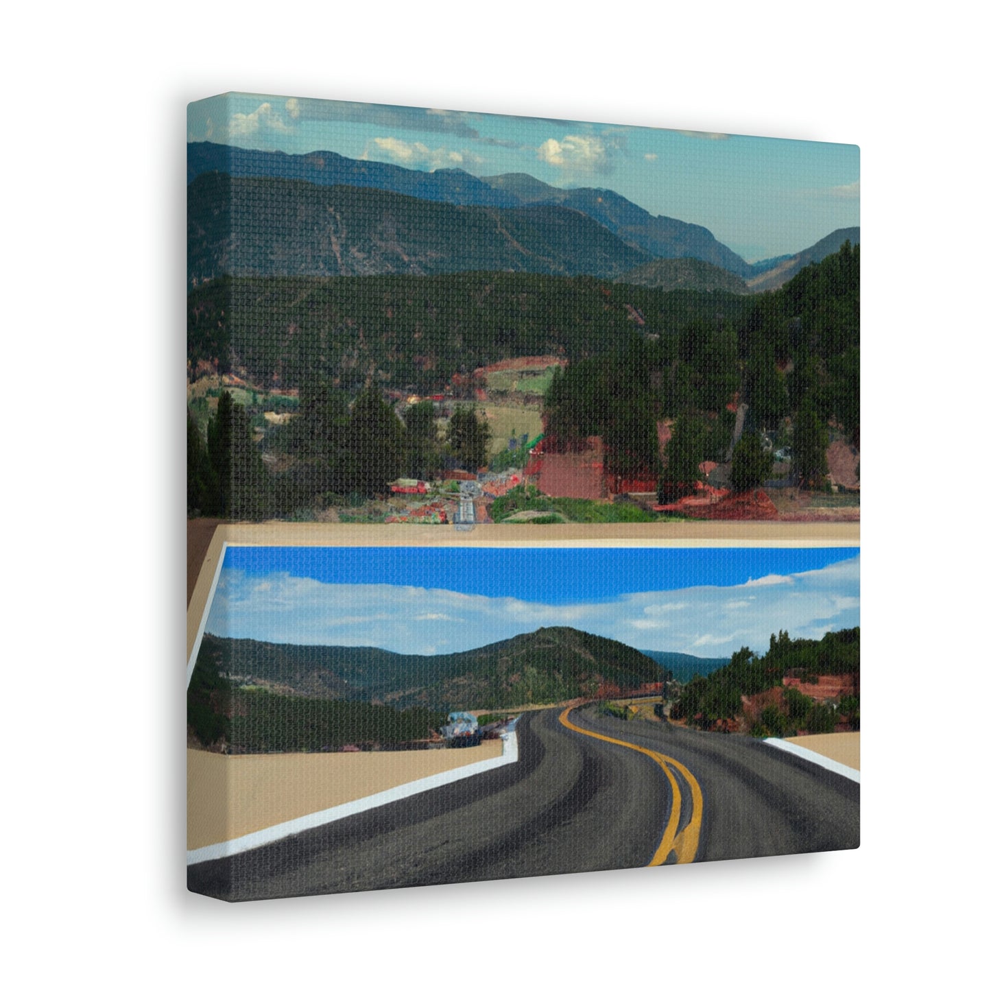 "The Art of the Open Road" - Canvas