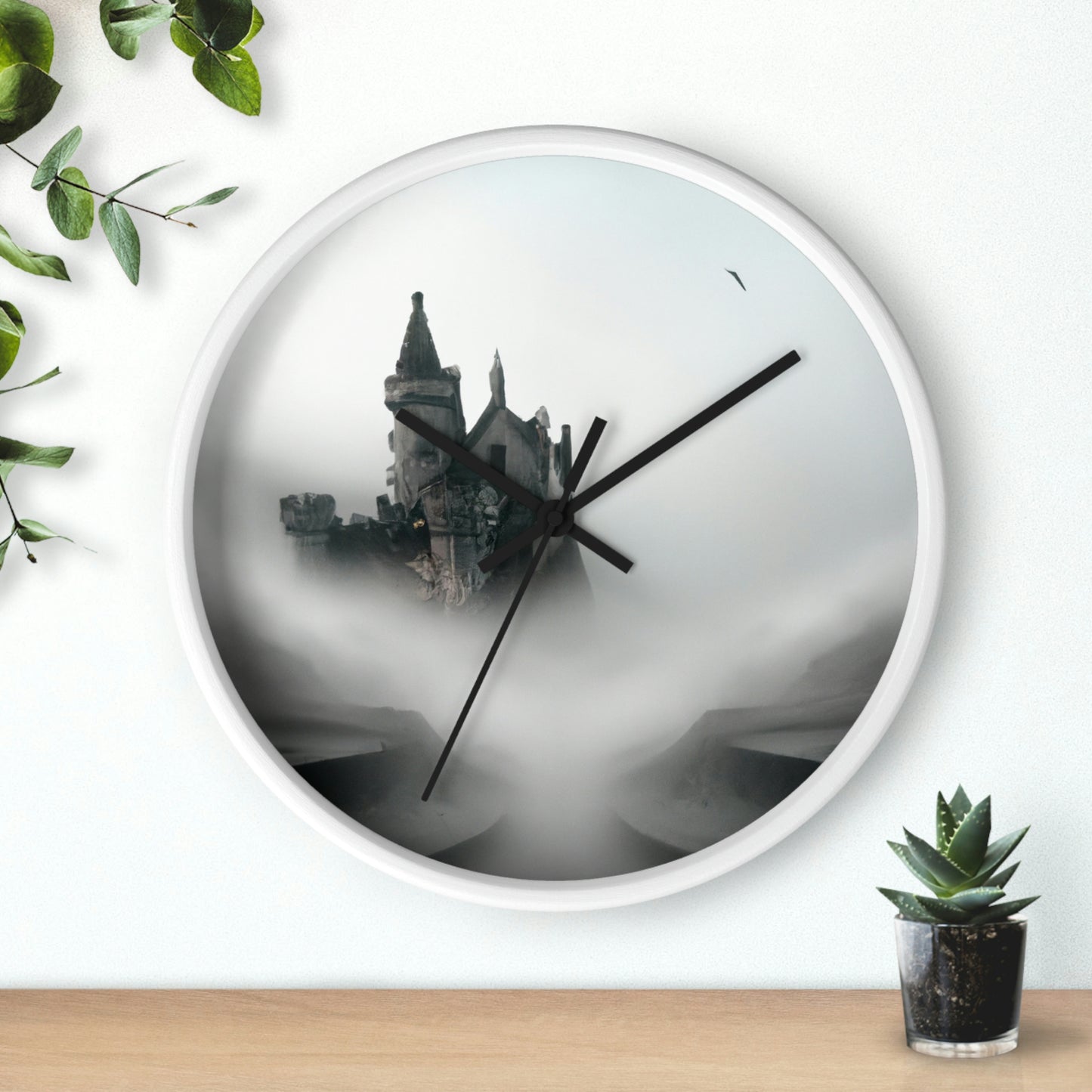 "Ghostly Citadel of the Mist" - The Alien Wall Clock