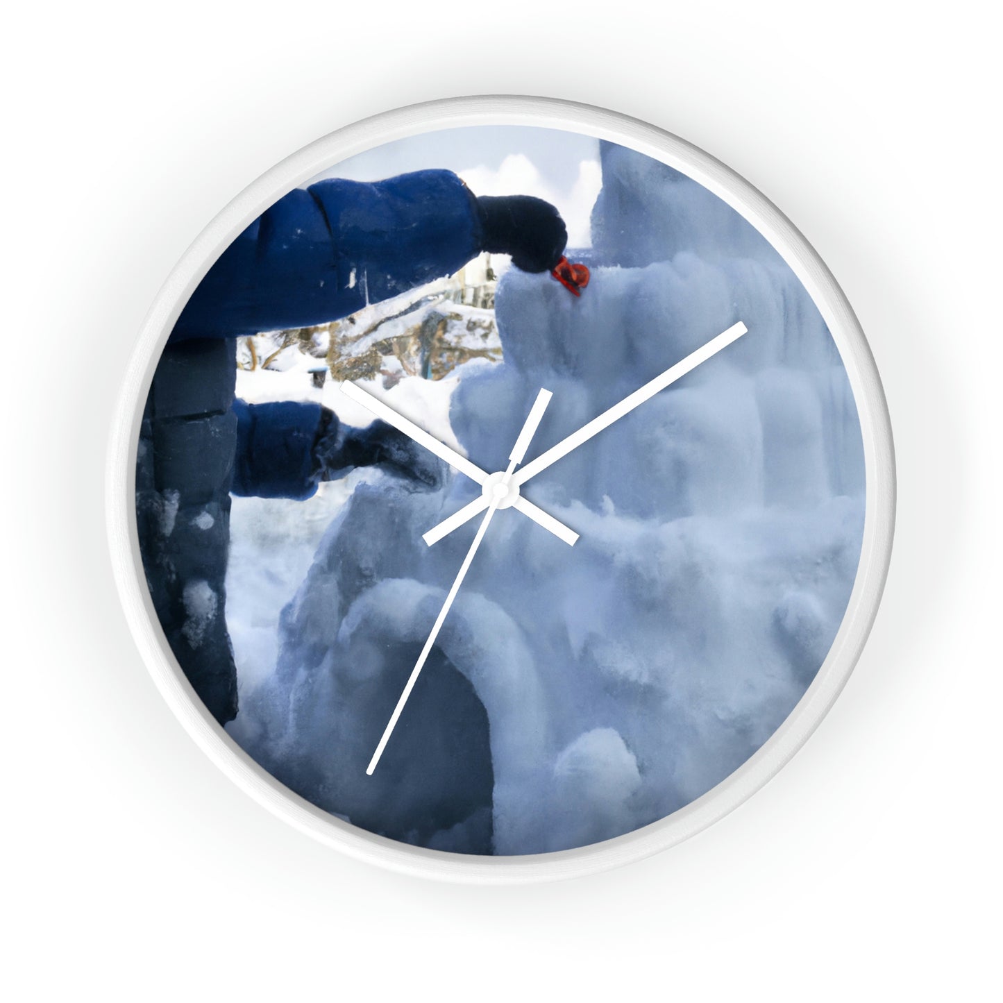 Magical Winter Wonderland - The Alien Wall Clock