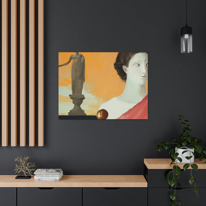 "Classic Meets Contemporary: A Fusion of Greek Art and My Own Style" - Canvas