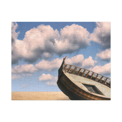 "A Boat Adrift: The Lost Legacy of the Sea." - The Alien Jigsaw Puzzle