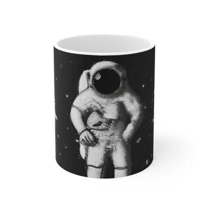 "A Celestial Sea Dance" - The Alien Ceramic Mug 11 oz