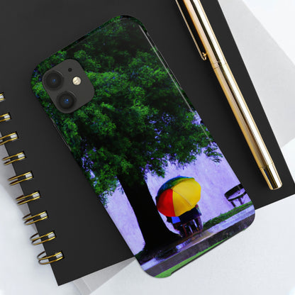 "Beneath the Rainy Sky." - The Alien Tough Phone Cases