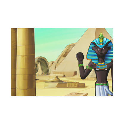 "Chrono-Clashing Pharaohs" - The Alien Canva