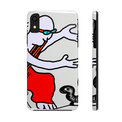 "A Blind Monk's Gentle Embrace of a Lost Dragonling" - The Alien Tough Phone Cases