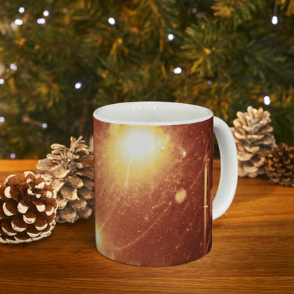 "Twinkle Snow Steps" - Taza de cerámica The Alien 11 oz