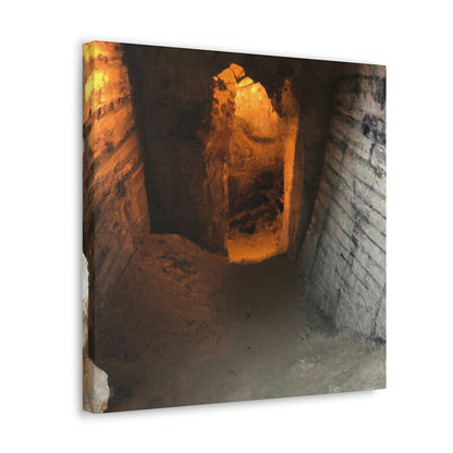 "Search for a Forbidden Abyss: Unveiling the Secret of the Underground City" - The Alien Canva