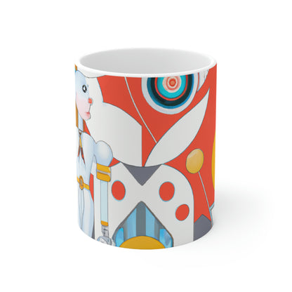 Robots and Us: A Journey Into Utopian Futures - The Alien Ceramic Mug 11 oz