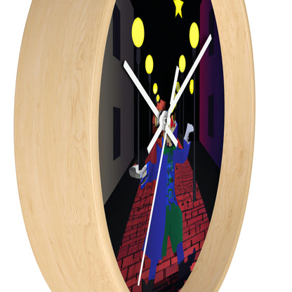 "Alley Star Juggler" - The Alien Wall Clock