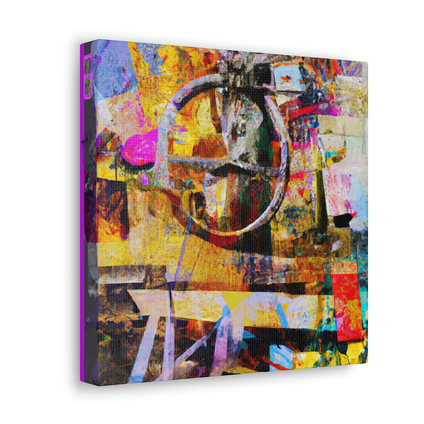 "Blending Forms: Uniting Traditional and Digital Artistry" - Canvas