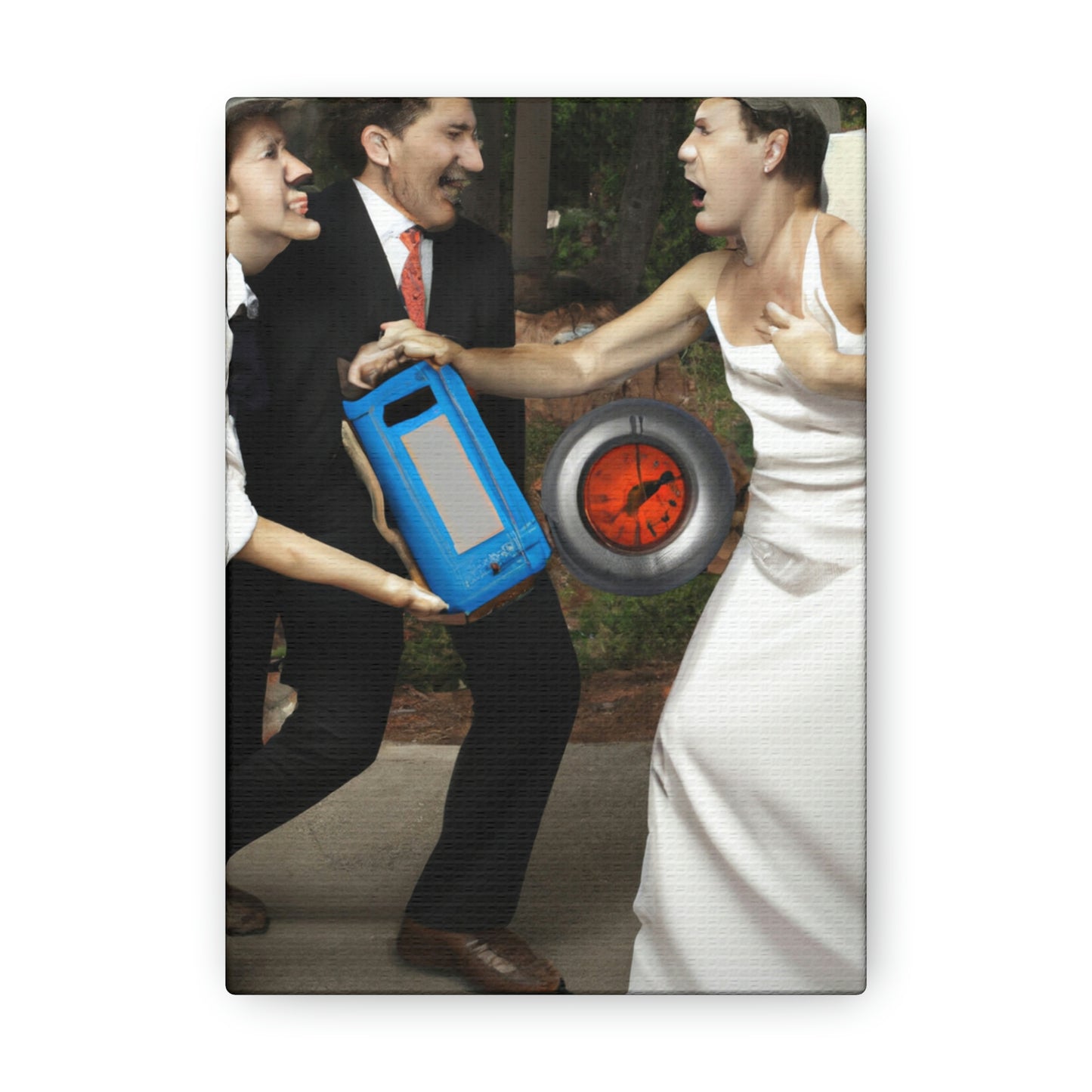 "A Timely Wedding Surprise" - The Alien Canva